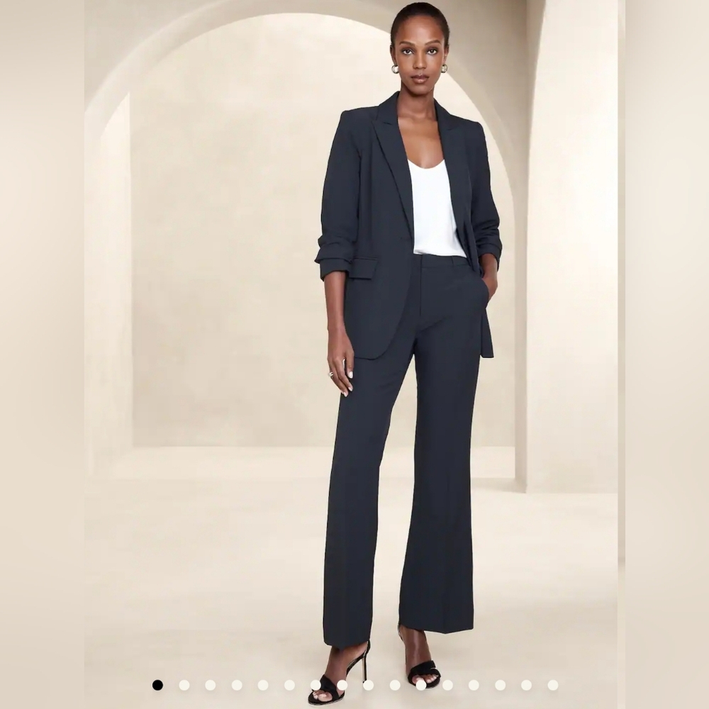 Banana Republic Navy Boot Cut Dress Pants